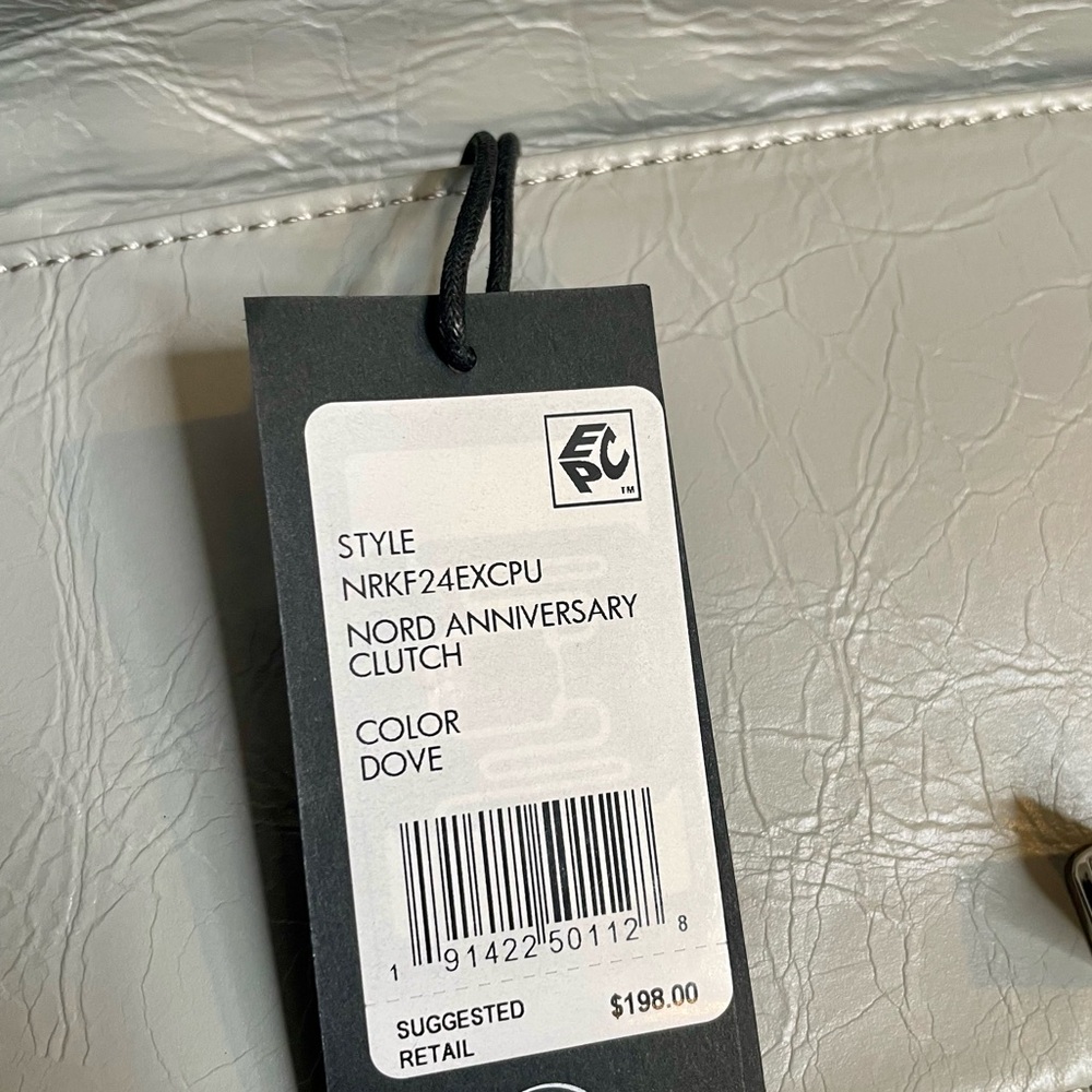 Rebecca Minkoff Crinkled Dove Gray Nordstrom Anniversary Shoulder Bag New! - Picture 9 of 11